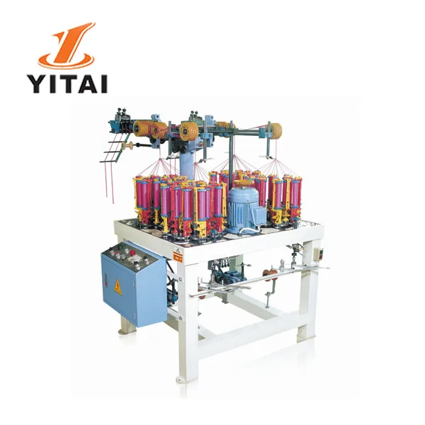 Yitai 32 36 Garment Accessories Shoelace High Speed Braiding Machine Used For Nike/New Balance/Peak