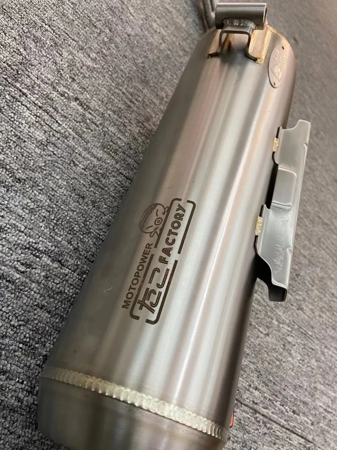 SRZ octopus 6 generation all argon welded polished exhaust pipe straight mounted NMAX155