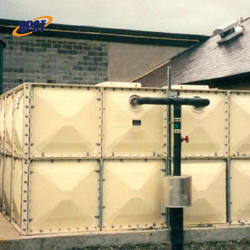 1 cubic meter agriculture frp fiberglass bolt connected rectangular water tank