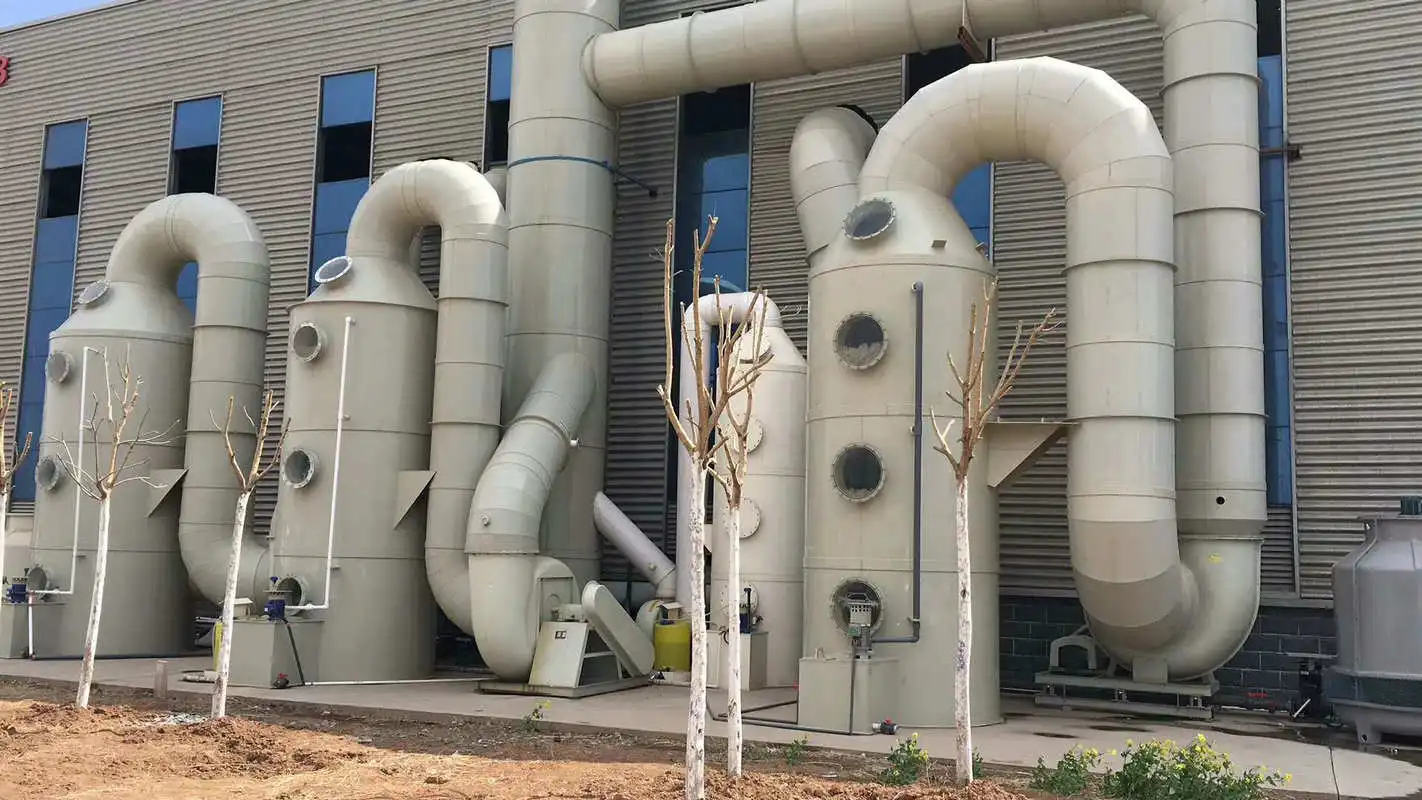 Изготовленный На Заказ скруббер нержавеющая сталь дезодорант кислотного тумана для сероочистки башня