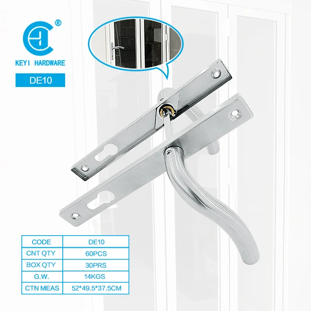 KEYI Hardware DE-10 Stainless Steel 304 Panel Door Lock Lever Door Lock Handle