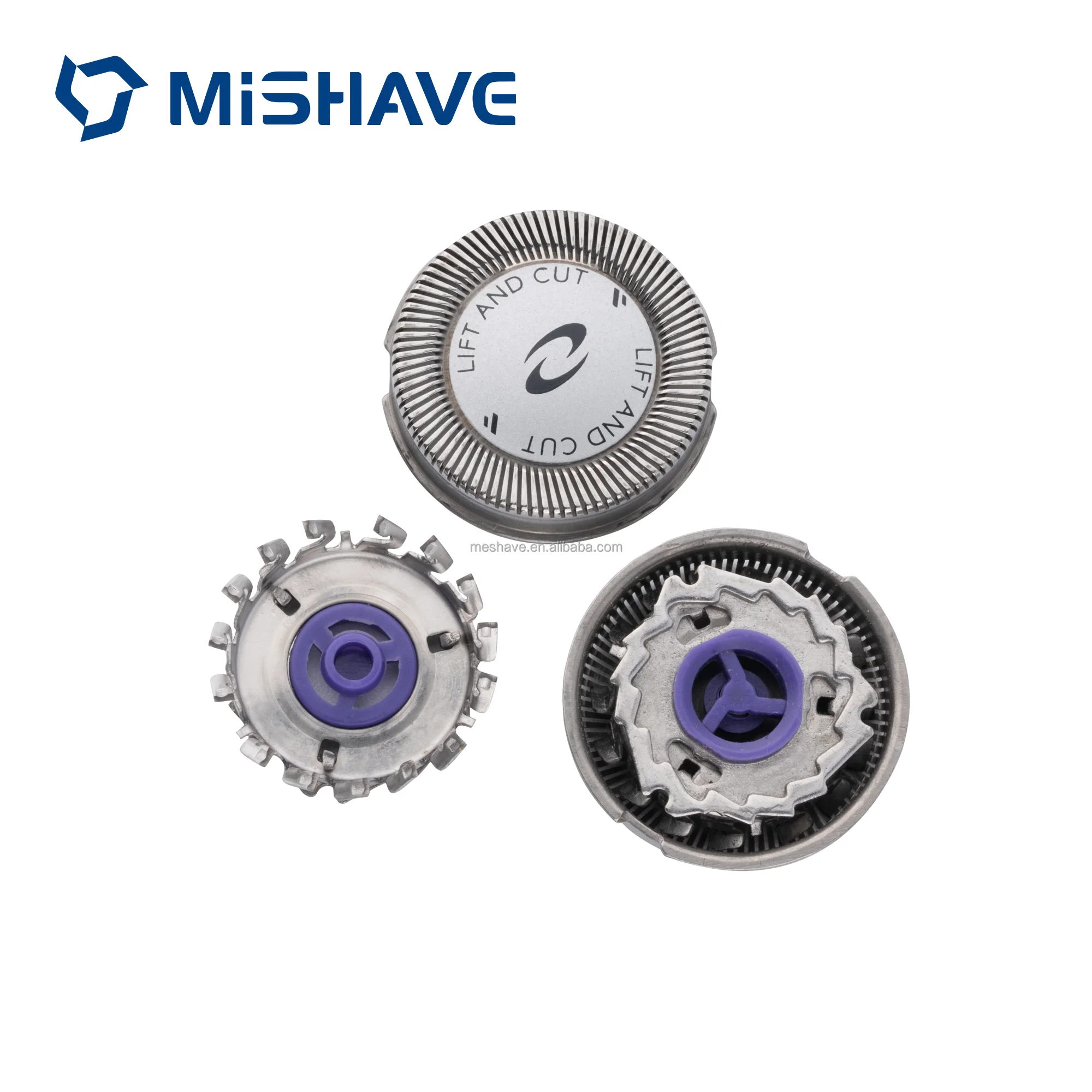 Hot sale High Quality Replacement Shaver Heads HQ55 HQ56 Double layer Blades 3Pcs for Philips HS190 HQ6990 HQ300 HQ442 HQ916