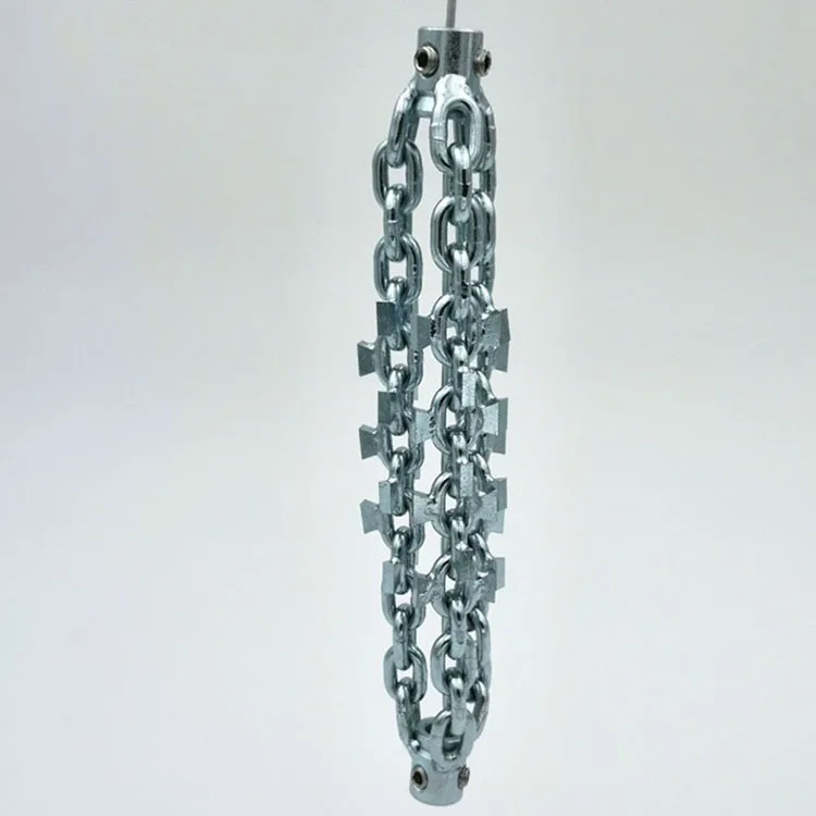 
LEADFEN with carbide-tip drain cleaning cutter DN125mm pipe cleaning knocker 8mm flexible push snake cable pipeline dredge tools 