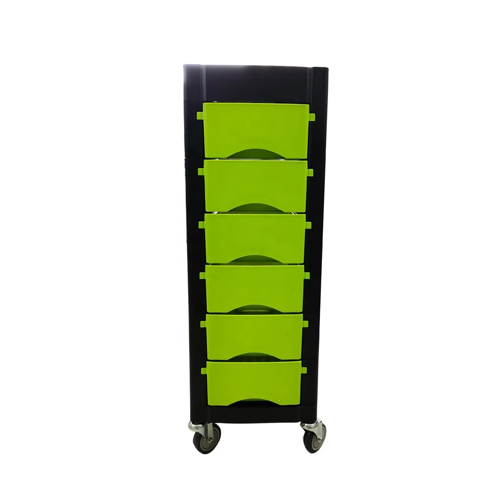 Лидер продаж, тележка для парикмахерской черного и зеленого цвета, тележка для парикмахерской, салона красоты