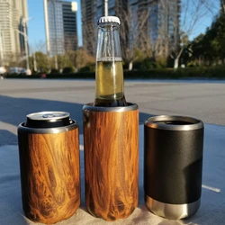 Stainless Steel Custom Storage Soda Tumbler Customized Sleeves Beer Can Cooler