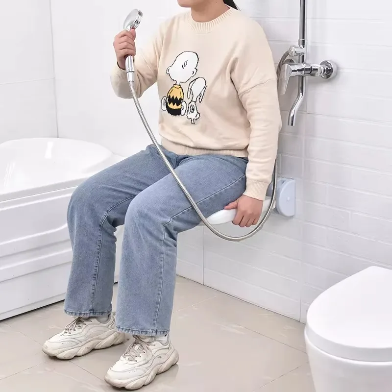 Factory Price Wall Mounted Comfortable Shower Chairs For Disabled Folding Shower Chair