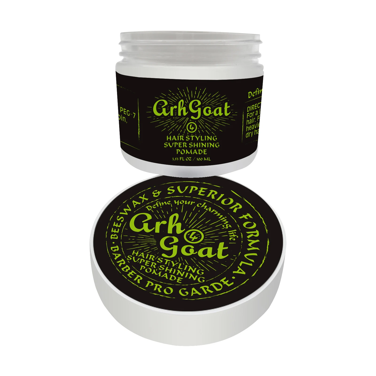 natural men hair pomade private label hair grease  strong customize hair wax