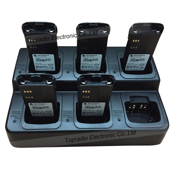 Topradio CPO40 CPE40 6 Way Multi Charger For Motorola NNTN4851AC NNTN4970 NNTN4497 GP3688 GP040 GP140 EP150 EP450 CP380