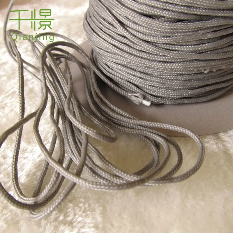 RP01 manufacturer hot sale 2mm pp string braid cord with core minuteness string line for bags or packing