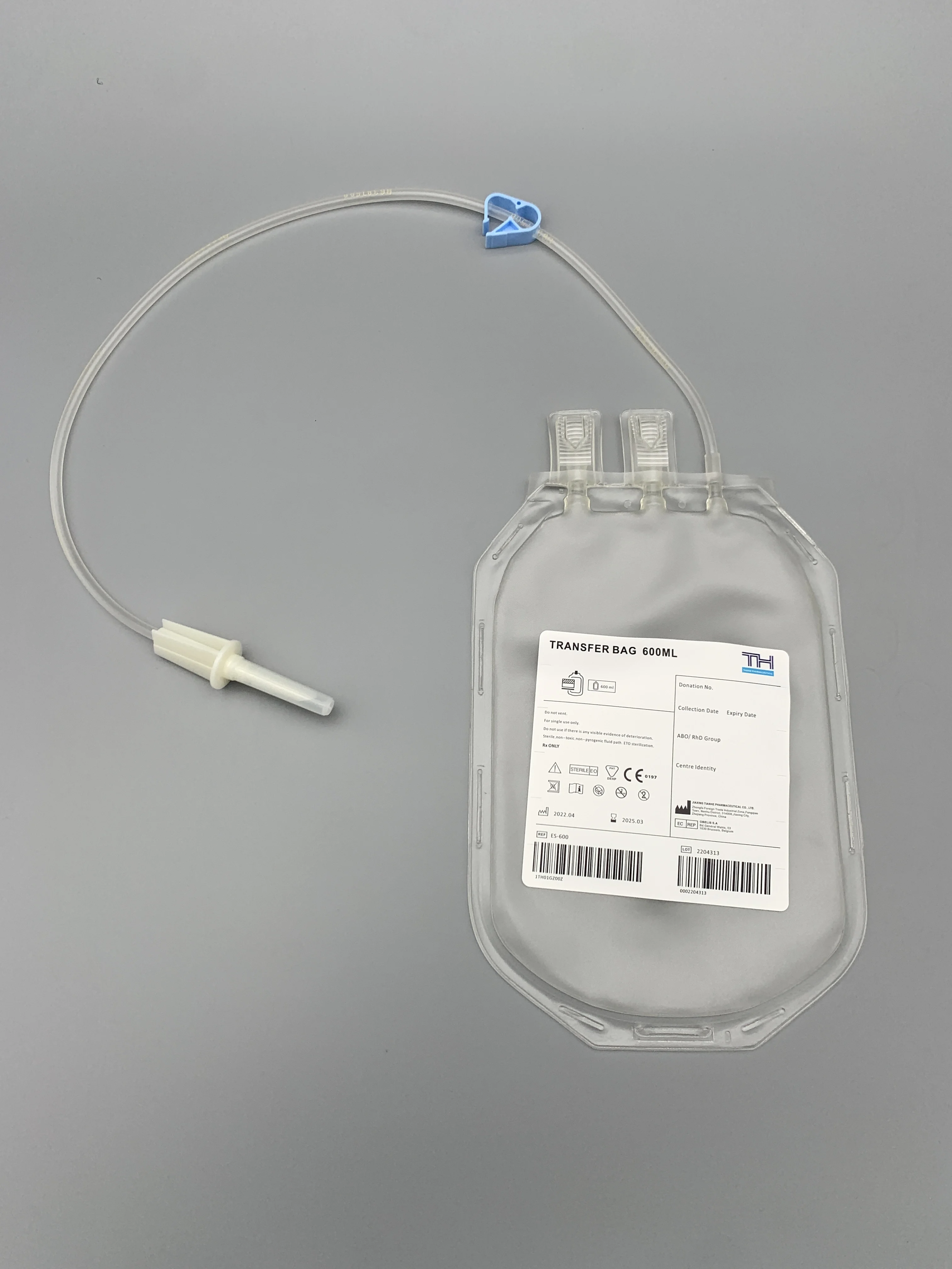 Medical Factory Directly Sale Transfer Blood Bag Single Double 150ml 300ml 600ml