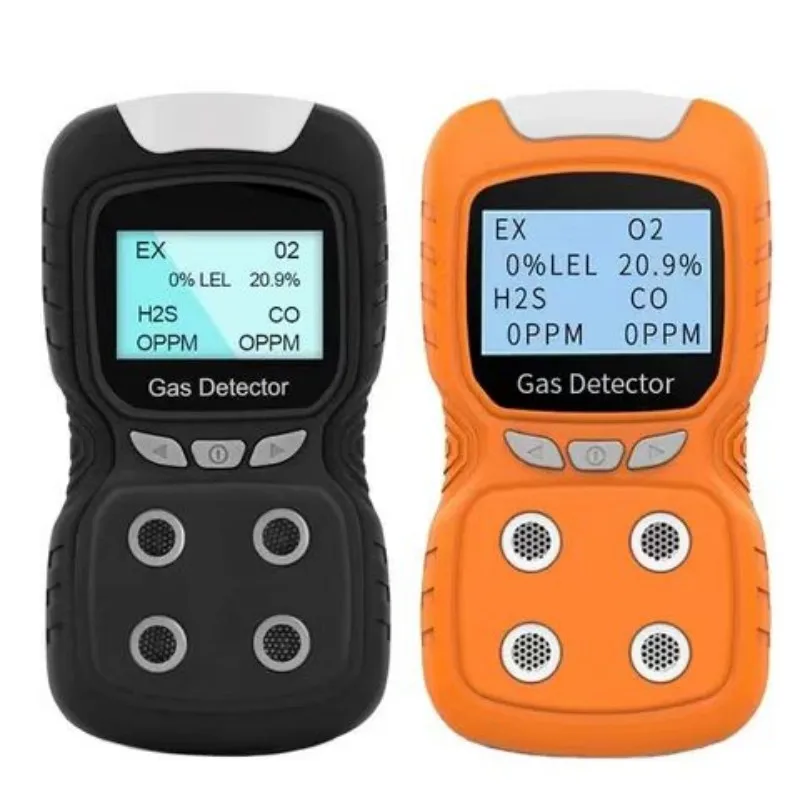 2024 new KRC Portable Handheld Methane CH4 CO O2 H2S Multi Gas Detector 4 in 1 Gas Analyzer