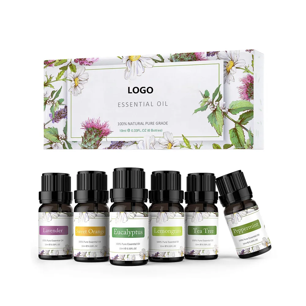 Private Label Wholesale Organic 100% Pure Aromatherapy Lavender Rose Set Essential Oils