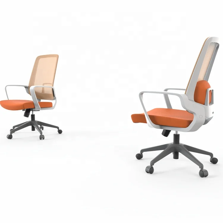
Medium Back Support Cushions Lumbar Support Colorful Orange Breathable Mesh Office Chair 