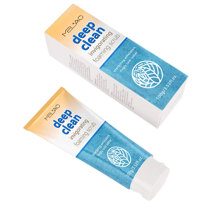 100% pure organic Body Exfoliating Peel Gel Facial Skincare Deep-Cleaning Daily Face Exfoliator Pore Minimizer Blackhead Remover