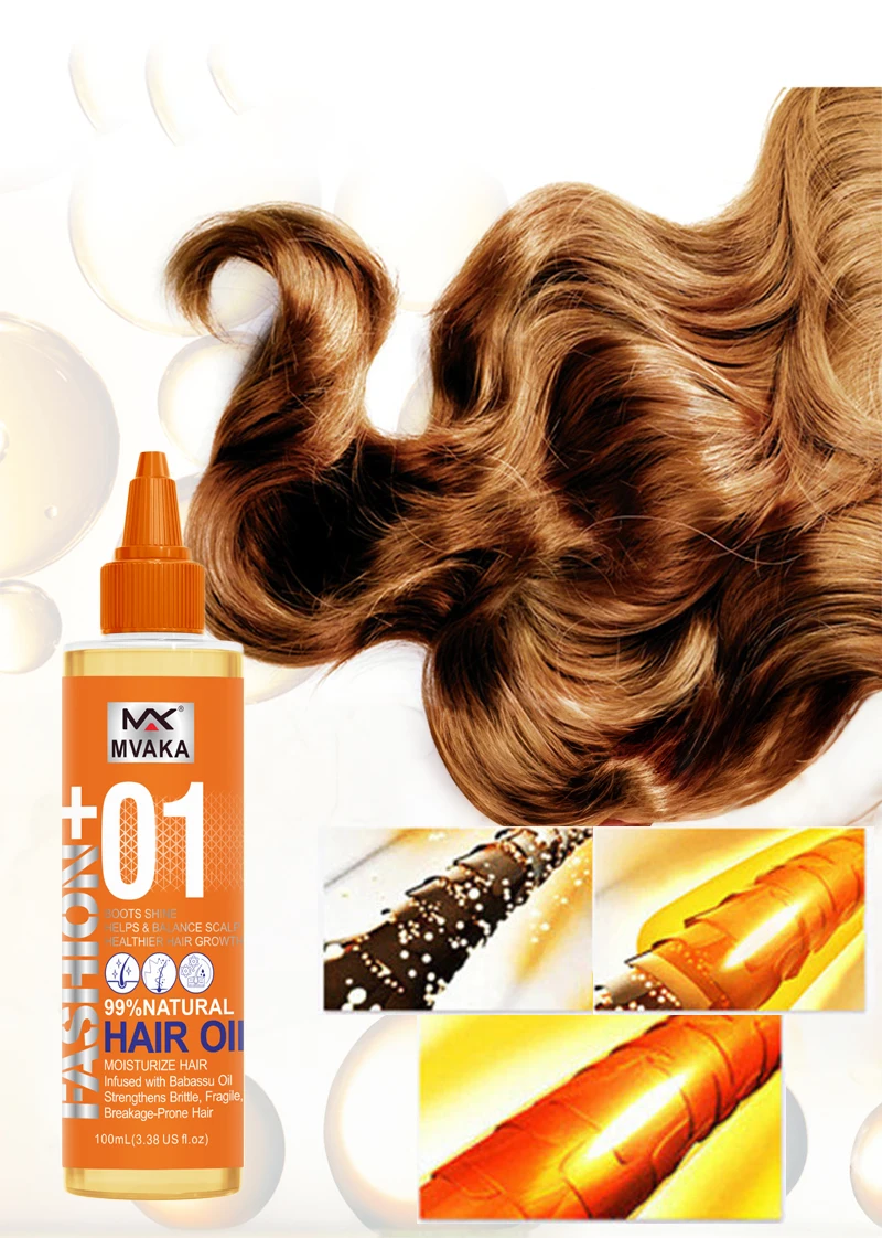 Factory Price Custom Own Brand Organic Anti Hair Loss Best Private Label Natural OEM Argan Oil Hair Essential Oil