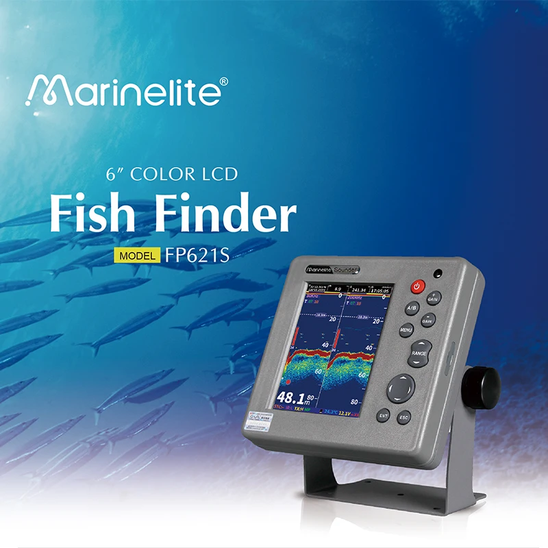 Fishing boat equipment 600w 6 inch fish finder 2024
