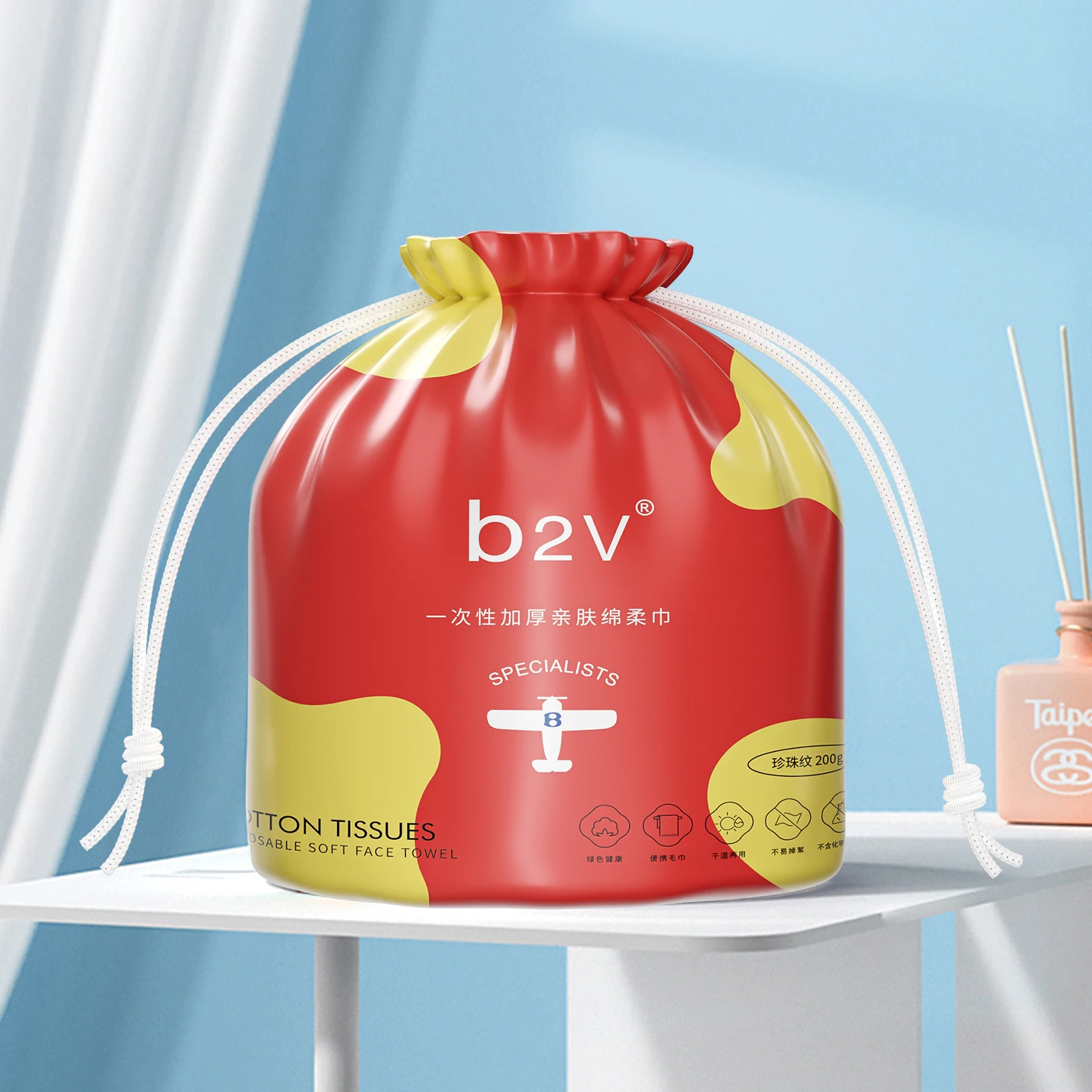 Adults & Children Cotton Facial Tissues Reusable Face Wipe Cotton Towel for Household Cleaning for Families