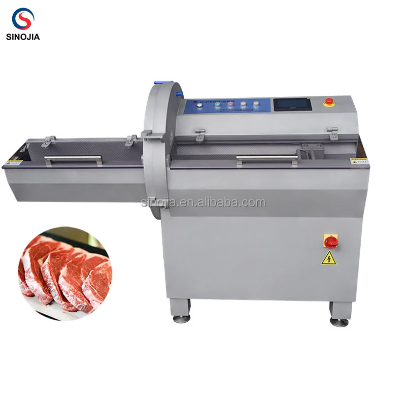Made in China Frozen Meat Chopping Slicing Machine / Bacon Cutting Machine For Pork Beef Lamb