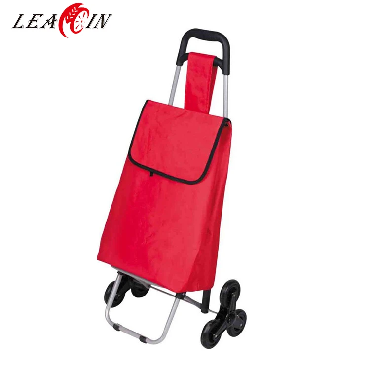 Good price shopping trolley with canvas bag