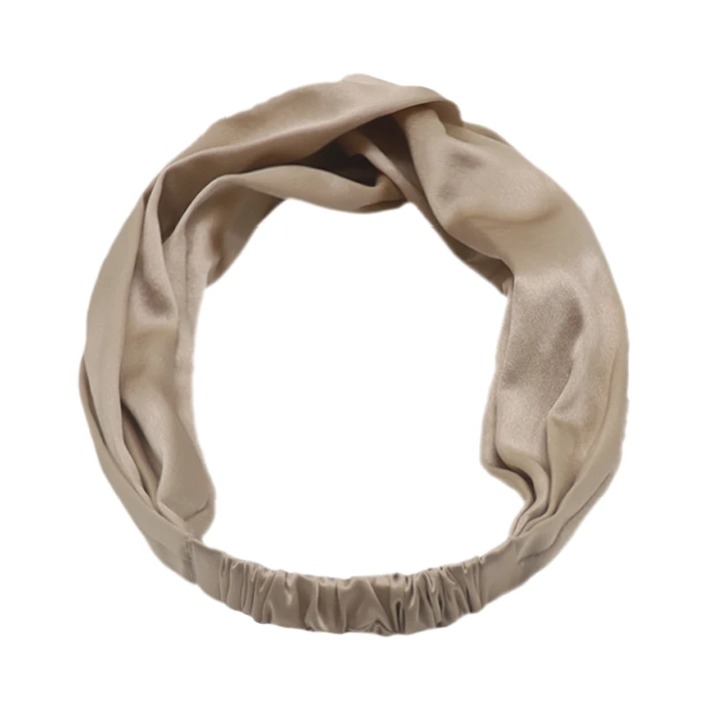 Certificated by OEKO-TEX 100 non-toxic silk hair band head bands hair ties