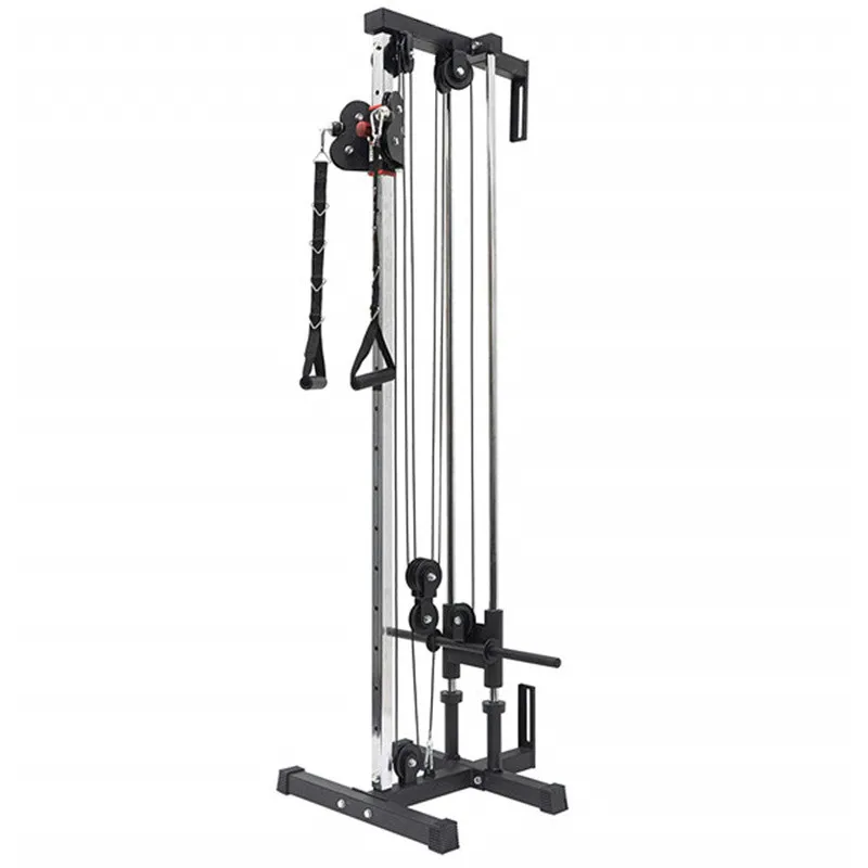 wall mount cable station with adjustable cable crossover machine squat rack for sale