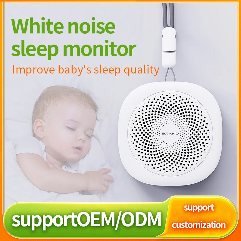 Mini Portable Sound Machine White Noise Machine 10 Soothing Sounds Adults Kids Baby Rechargeable Loud Speaker Noise