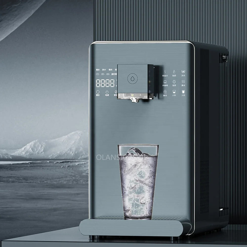 Free Installation Desktop Reverse Osmosis RO Instant Hot and Cold Water Dispensers for Home Office Room