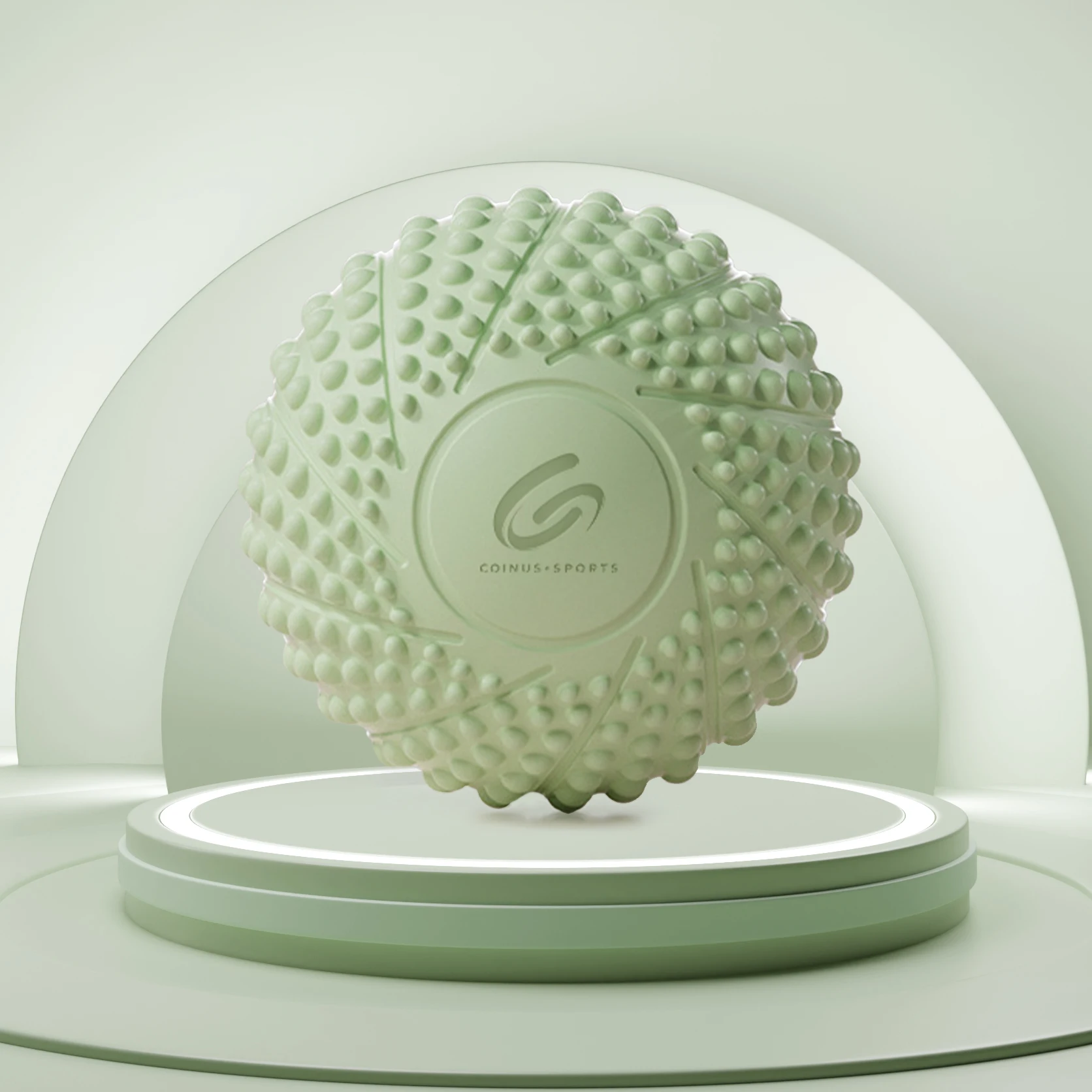 High Quality 3D Raised Dot Yoga Ball Eliminate Muscle Body Massage Palm And Feet Ball With Logo