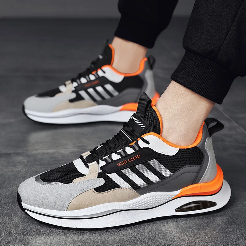 Fast Delivery Guochao Fashion Cool Style Outdoor Breathable Brand Name Sports Waking Sneaker 2022