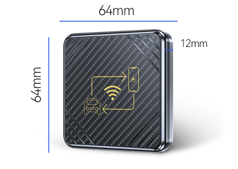 Hot carplay ai box wired to wireless carplay adapter to connected intelligent Android Auto car box