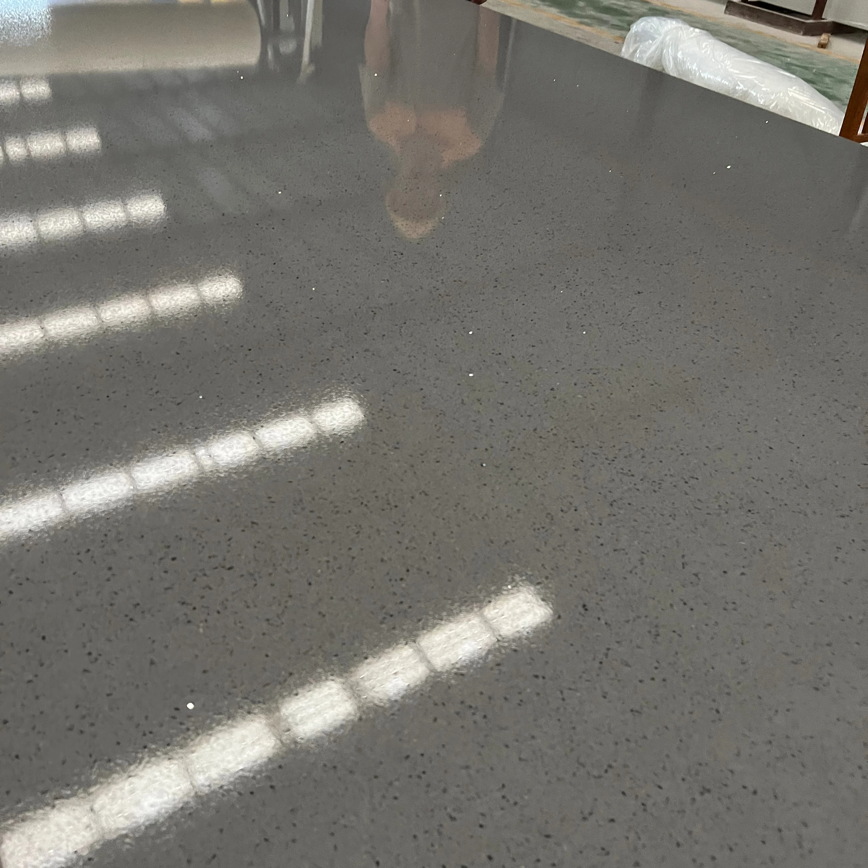 Hot sale full body raw material grey chinese artificial marble for countertop