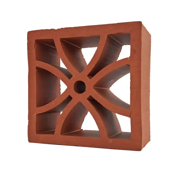 Огнеупорный кирпич, легкий современный дизайн, Внутренний Внешний полый глиняный полый терракотовый Бриз блок