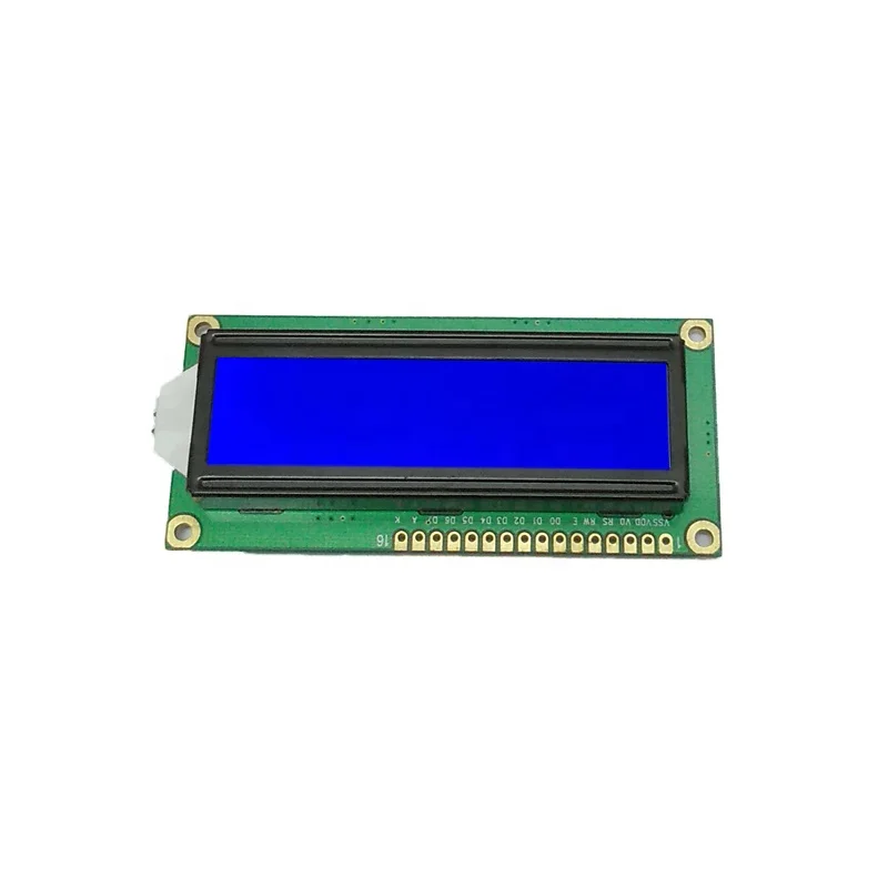 Factory OEM 16x2 Transflective Monochrome LCD Segment 16x2 LCD Display Module