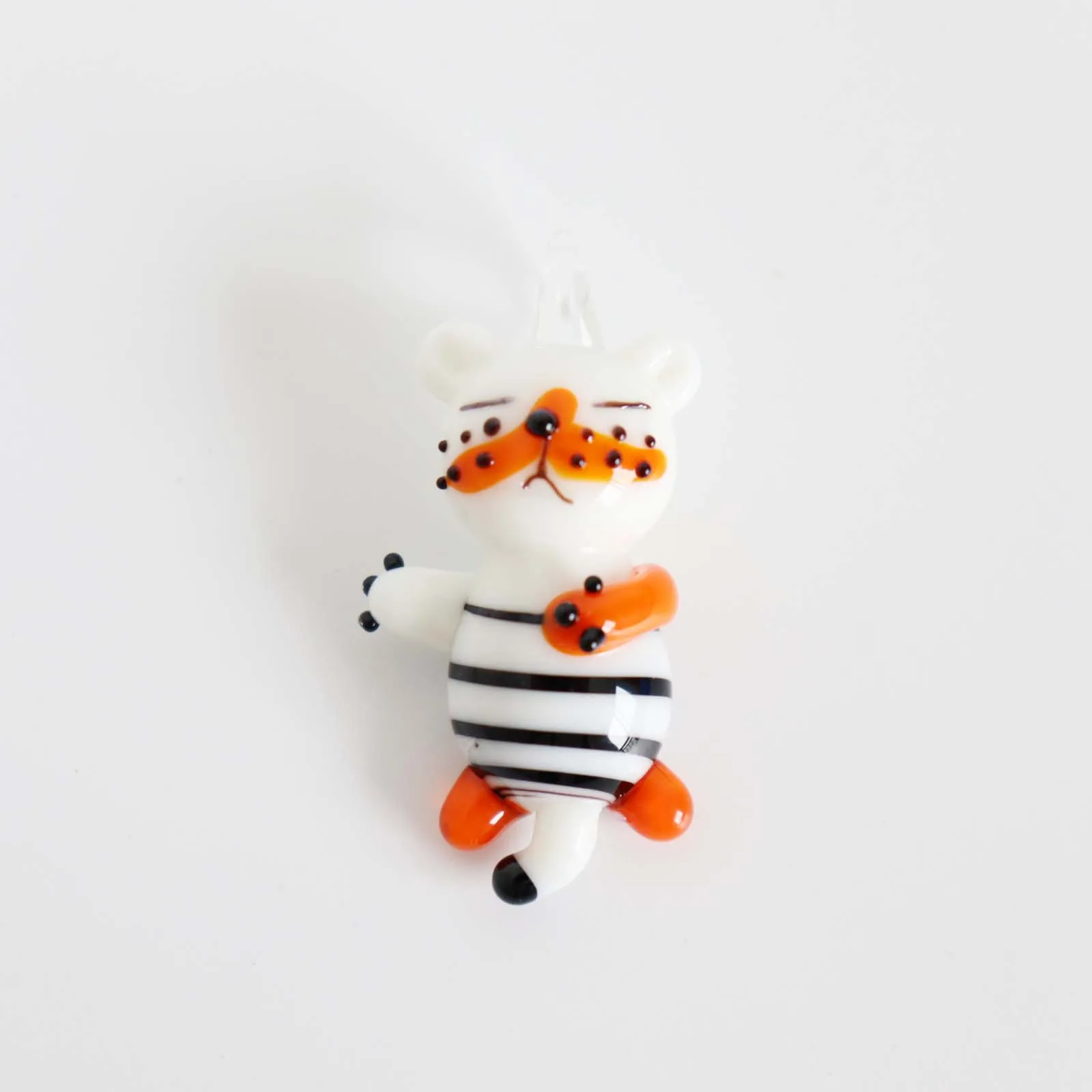 murano glass necklace cute jewelry animal tiger pendant handi craft
