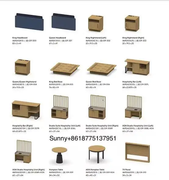 Hilton hotel Hospitality bedroom sets Casegoods Projects Furniture FF&E Manufacturer