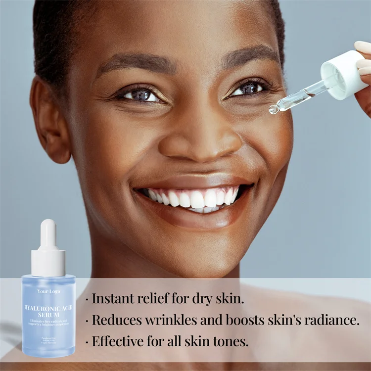 Private Label Hydrating Collagen Moisturizing Facial Skin Niacinamide Hyaluronic Acid Serum For Face