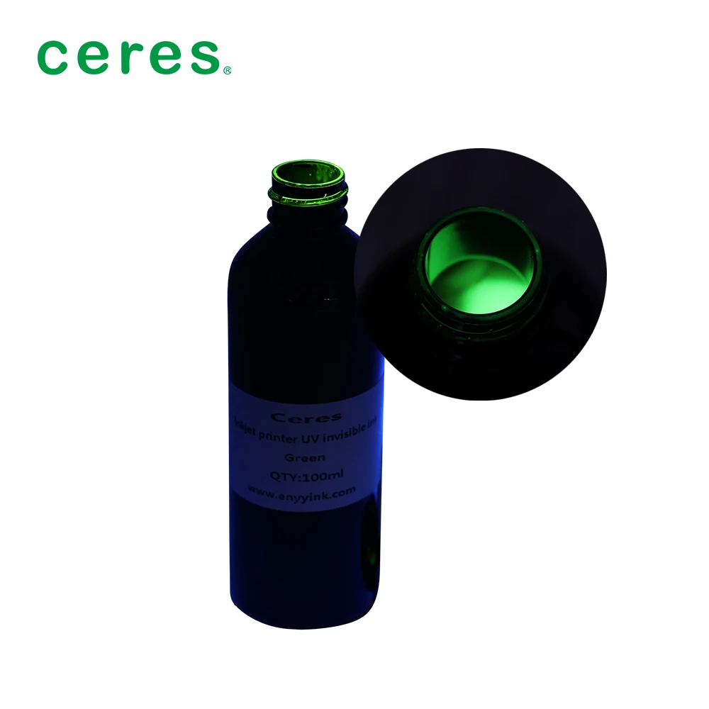 High Quality UV Invisible Inkjet Printer Ink Colorless to Blue