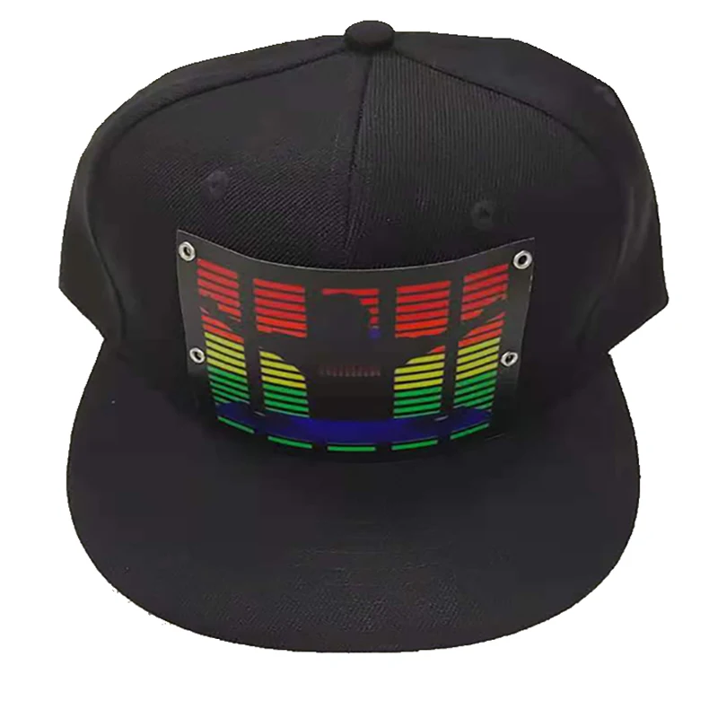 В наличии Высококачественная неоновая светодиодная крышка EL Cap со звуковой активацией черная