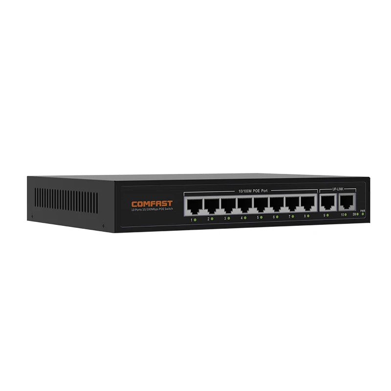 Comfast CF-SF181P 8+2 Ports POE Power Supply Ethernet Switch