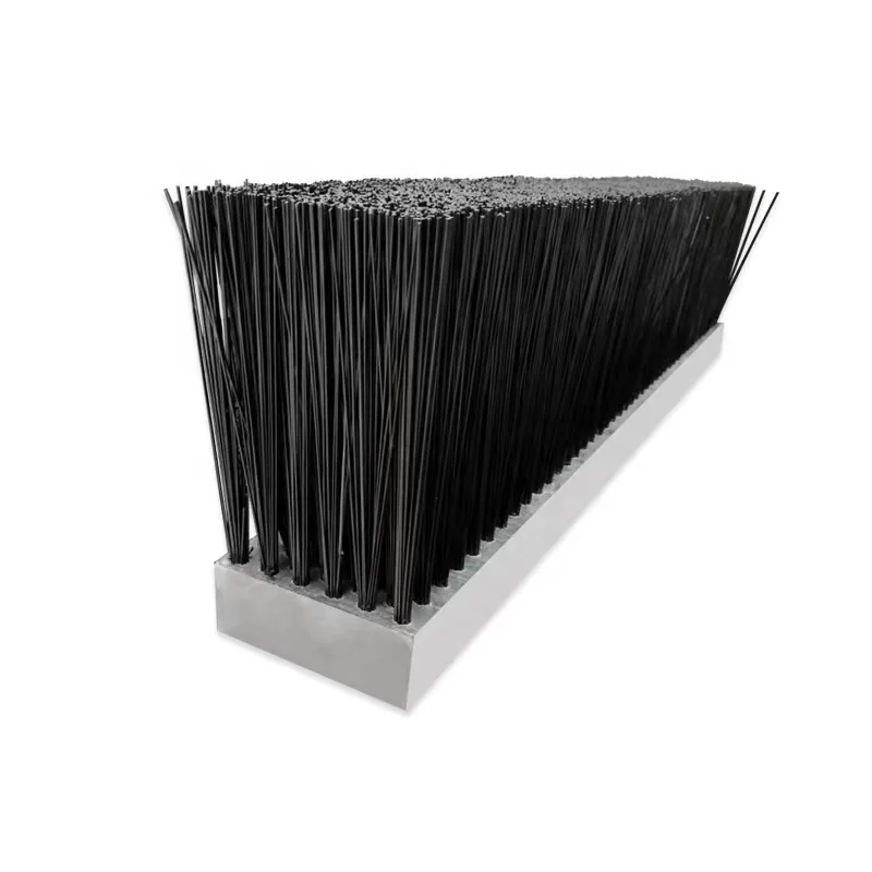 Custom Industrial Table Strip Brush Plate CNC Brush Bending Machine Buffer Table PVC Brush