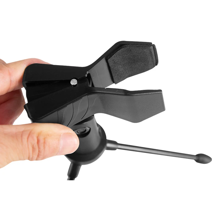 TN-MJ-4ZM Factory Metal Clip table microphone stand adjustable desktop tripod microphone stand