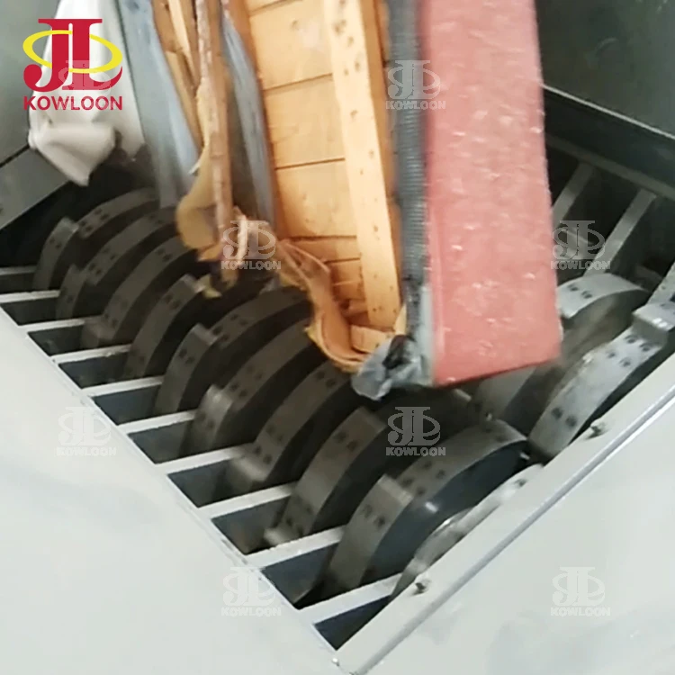 Kowloon Mattress Scraps Recycling Machine Latex Sponge Shredding Machine Memory Foam Crusher Shredder