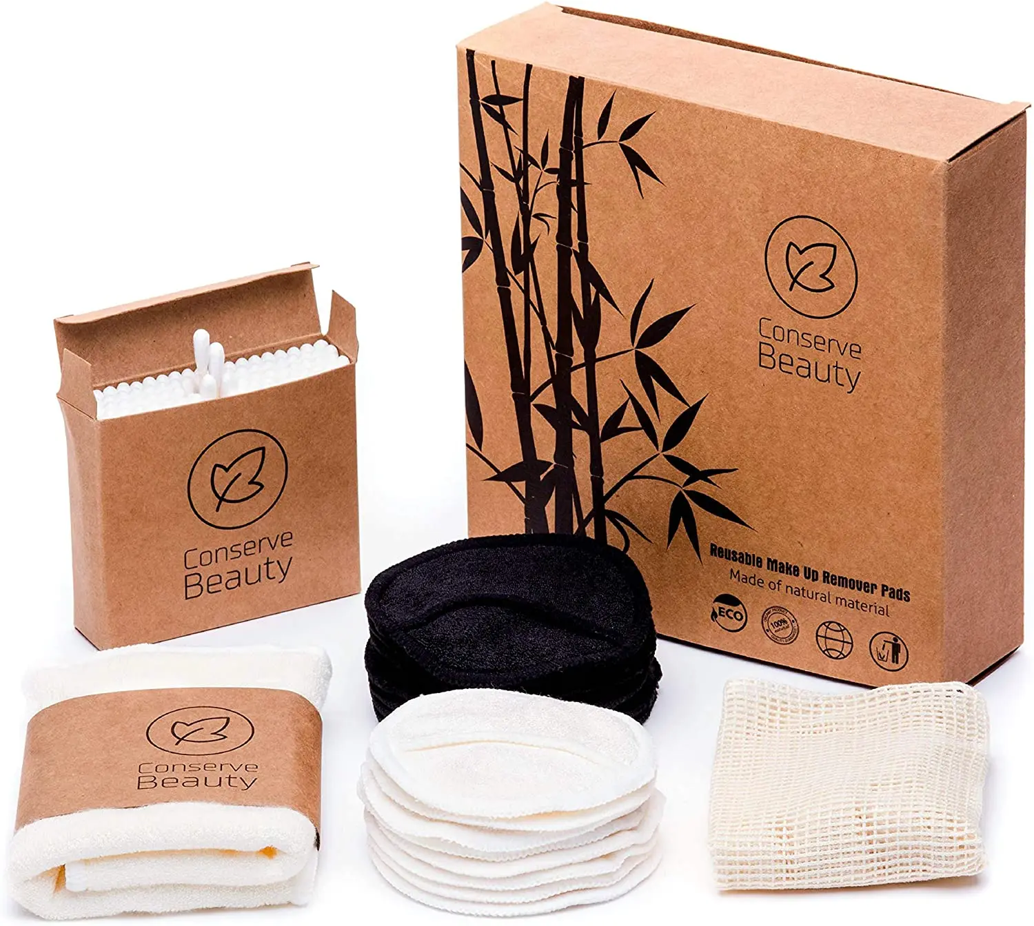  YIWU GREENCOTTON OEM Экологически чистая бумажная коробка экологически чистые 200 шт. бамбуковые палочки хлопковые