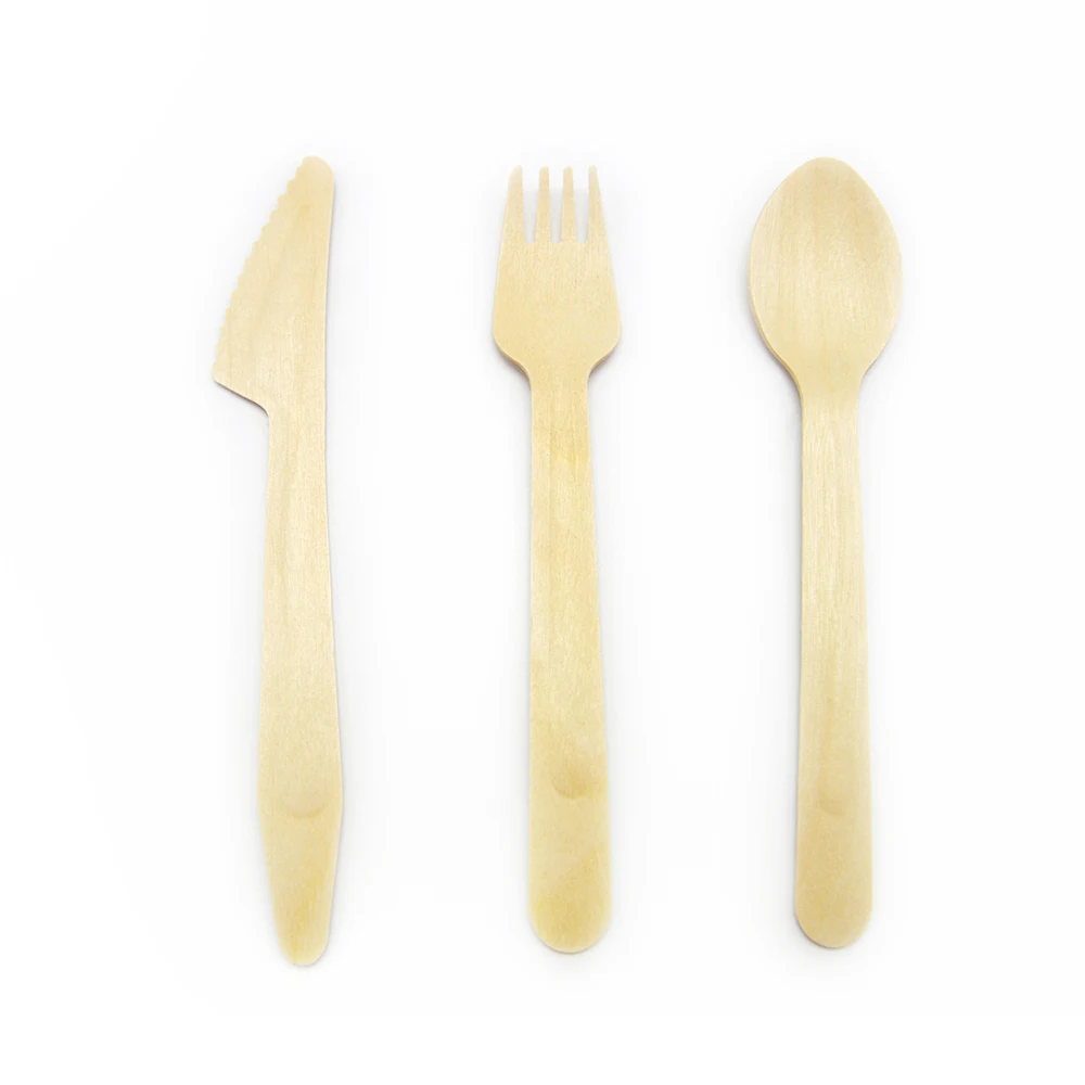 Biodegradable Disposable 95mm Birch Wooden Cutlery Eco Friendly Heart Wooden Spoon
