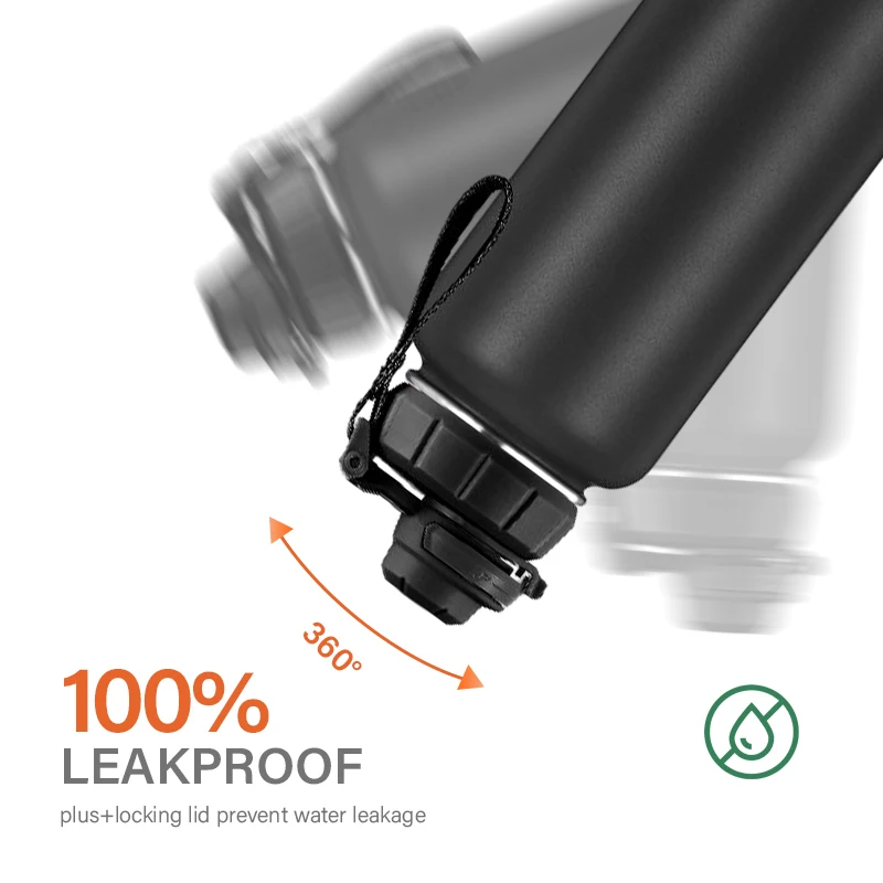 Custom Logo Stainless Steel Double Wall 34oz Metal Gym Fitness Protein Shaker Bottle Sport Water Bottle with  ODM Lock Lid