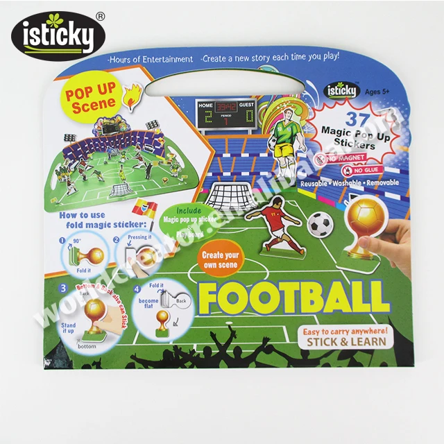 Best-price wholesale colorful 3d pop up activity scene card kids toy