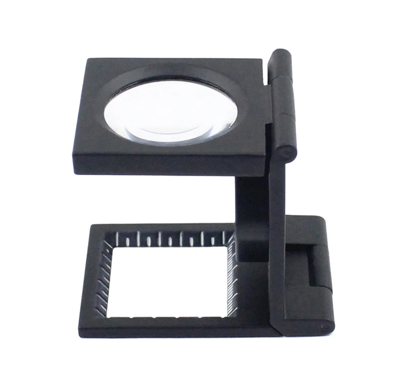 Metal Tri-Folding 8x LED Lights Desktop Magnifying Glass