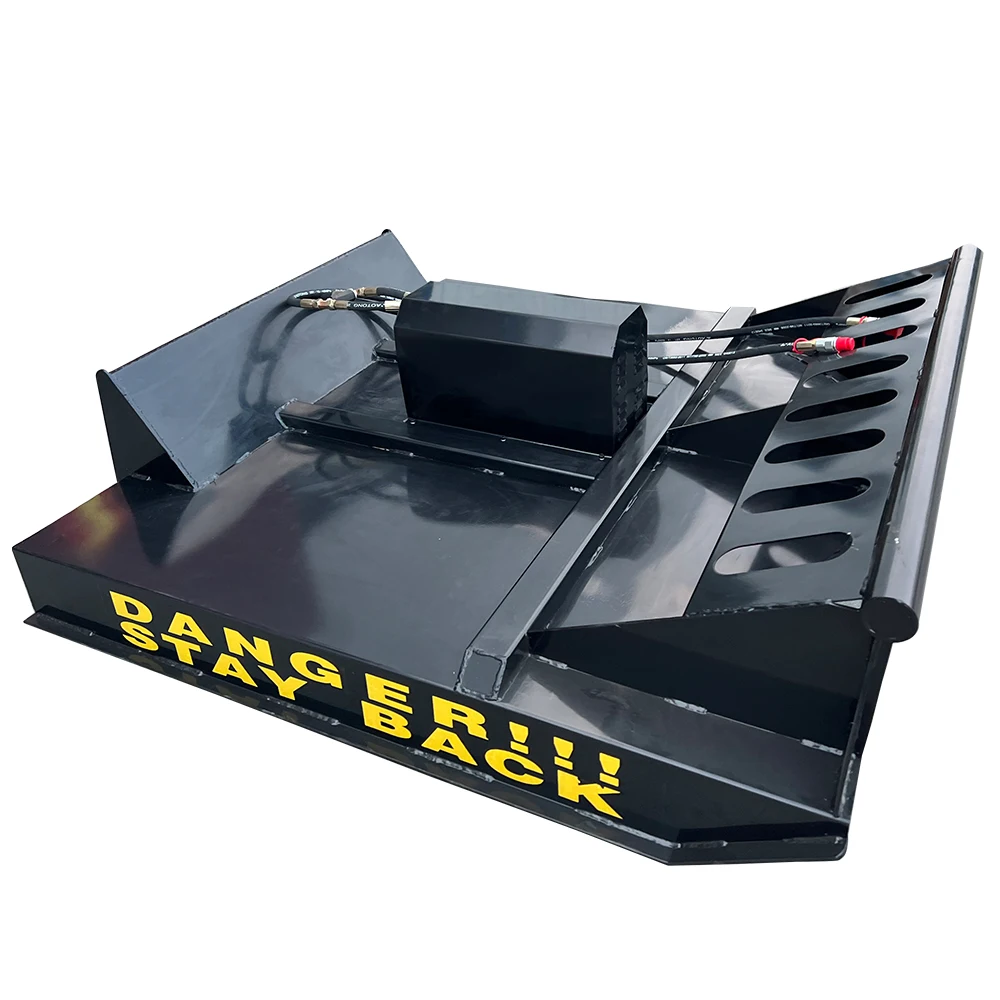 Heavy Duty Skid Steer 1725mm Width Brush Grass Cutter Lawn Mower Manufacturers
