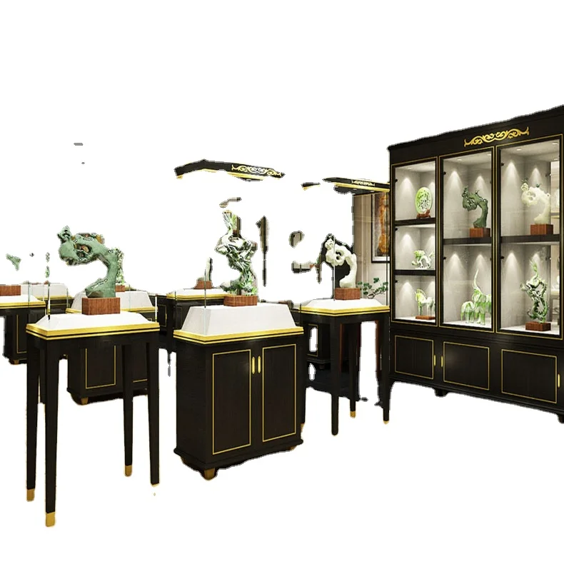 Стеклянная витрина для ювелирных изделий на заказ, стенд, витрина для драгоценных камней для выставочного зала