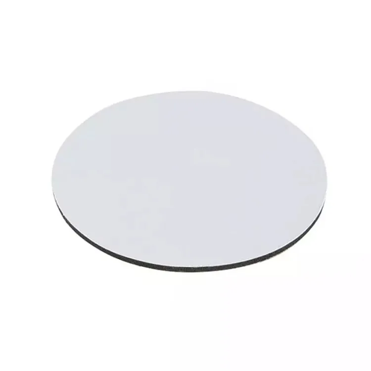 Circle Shape Sublimation Blank Heat Press Mouse Pad For Promotion Gifts